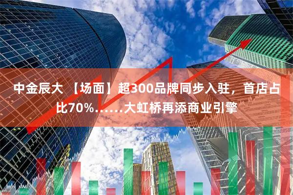 中金辰大 【场面】超300品牌同步入驻,首店占比70%……大虹桥再添商业引擎