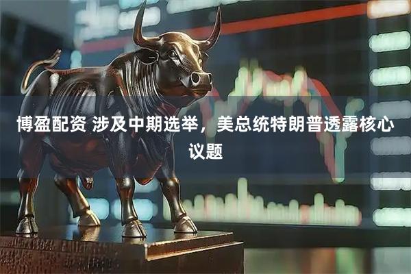 博盈配资 涉及中期选举，美总统特朗普透露核心议题