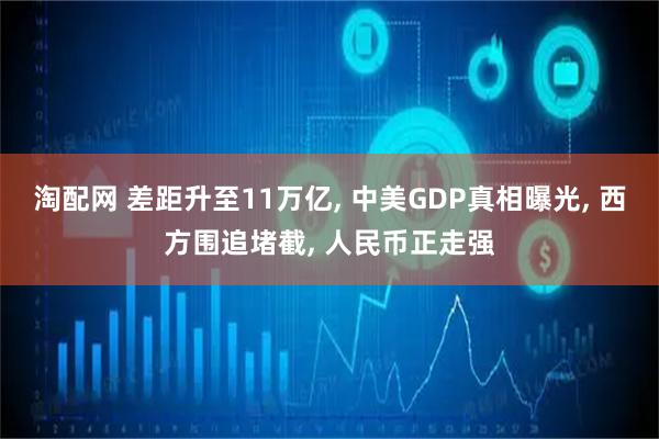 淘配网 差距升至11万亿, 中美GDP真相曝光, 西方围追堵截, 人民币正走强